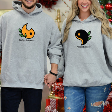 Yin Yang Love Matching Hoodies For Couples